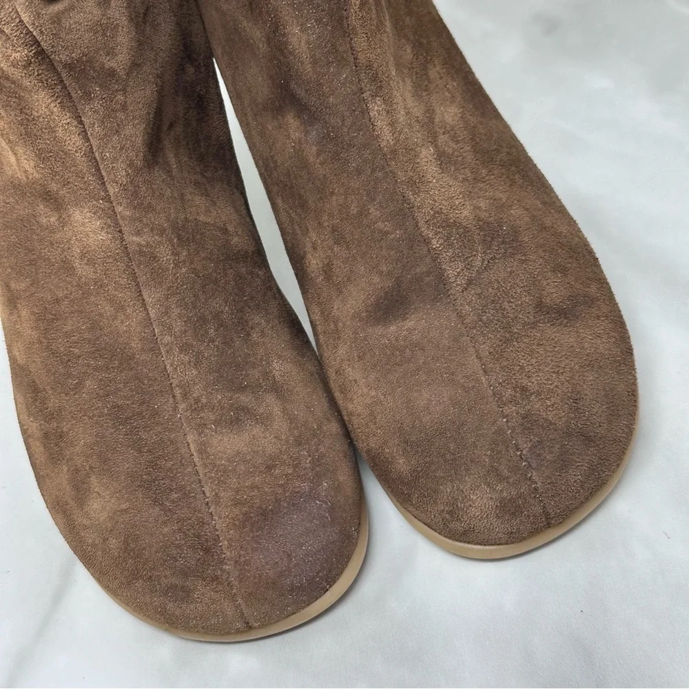 Santana Canada Brown Suede Slouch Waterproof Boot Womens 7.5